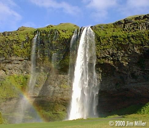 Seljalandsfoss Rainbow  1998 Jim Miller - Olympus D-220L