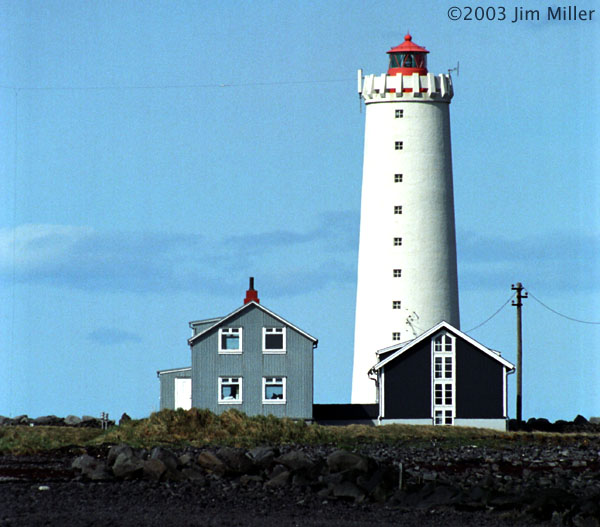 Lighthouse at Grtta 2003 Jim Miller - Canon Elan 7e, Canon 75-300mm USM, Kodak Supra 100