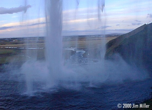 Behind Seljalandsfoss 1998 Jim Miller - Olympus D-220L