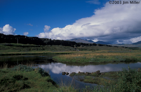 ingvellir Reflections 2003 Jim Miller - Canon Elan 7e, EF 28mm f2.8, Fuji Velvia 50