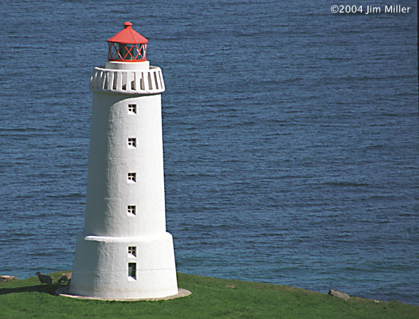 Lighthouse Near Hnuvk 2004 Jim Miller - Canon Elan 7e, Canon 75-300mm USM, Fuji Superia 100