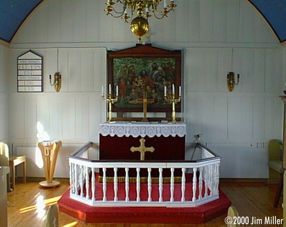 Borg Church Interior 1999 Jim Miller - Olympus D-220L