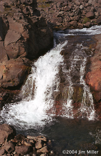 Roadside Waterfall 2004 Jim Miller - Canon Elan 7e, Canon EF 28mm f2.5 Macro, Fuji Superia 100