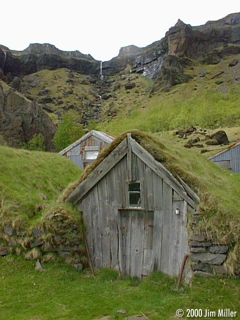 Turfhouse and Waterfall 1999 Jim Miller - Olympus D-220L
