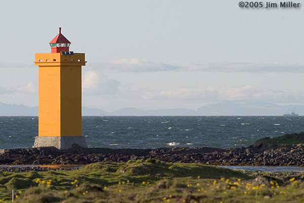 Vatnsleysustrnd Lighthouse 2005 Jim Miller - Canon 10D, Canon EF 300mm f4 L