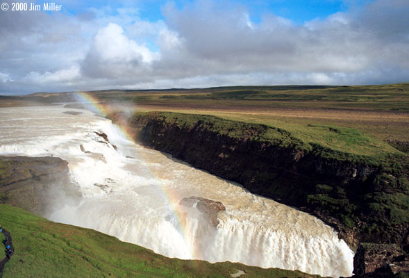 Gullfoss Rainbow 1999 Jim Miller - Canon AE-1, FD 28mm f2.8, Kodak Gold 100