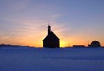 Hvalsneskirkja Sunset