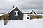 Snowy Turf House
